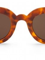 Óculos Hayes creme com padrão leopardo e tartaruga