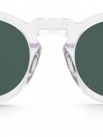 Óculos Jordan armação transparente com lentes clássicas