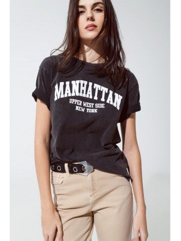 T-shirt grfica "Manhattan"