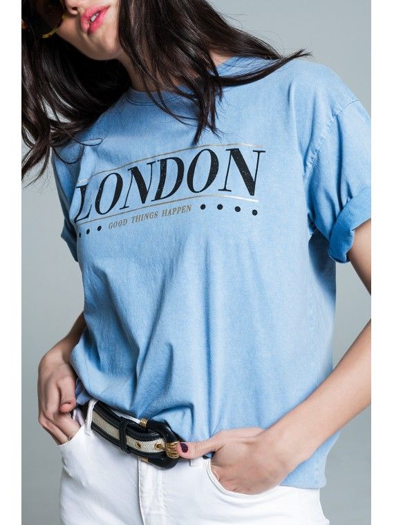 T-shirt grfica "London"