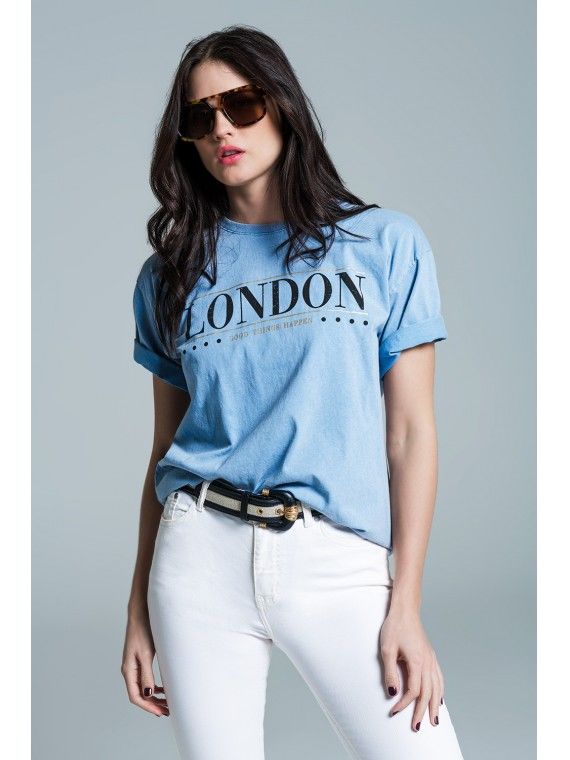 T-shirt grfica "London"