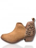 Bota camura c/plo leopardo