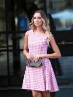 Vestido Tweed Rosa